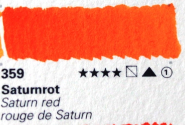 Horadam Aquarell Tube 15 ml saturnrot 14359006 (GP 1L=610€)