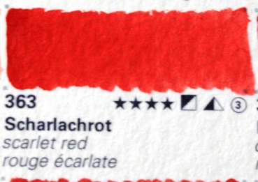 Horadam Aquarell Tube  5 ml 14363 Scharlachrot  (GP 1L= 1080€)