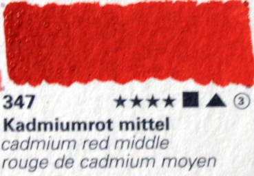 Horadam Aquarell Tube  5 ml 14347 Kadmiumrot mittel (GP 1L= 1080€)