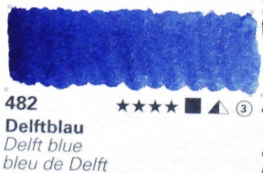 Horadam Aquarell Tube 15 ml Delftblau 14482006 (GP 1L=832,67€)