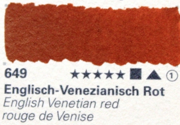 Horadam Aquarell Tube 5 ml 14649 englisch-venezianisch rot (GP 1L=750€)