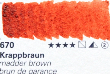 Horadam Aquarell Tube 5 ml 14670 Krappbraun (GP 1L=880€)