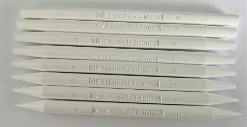 Mandala dotting tools in different design, each 1 piece