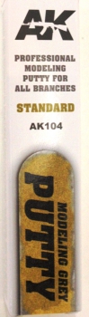 AK 104 Modelling Putty standard 20 ml  (GP 1L=269,50€)
