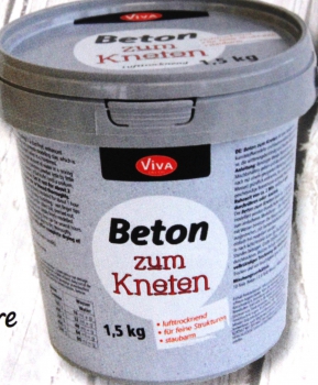 Beton zum Kneten 1kg = 9,00€