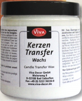 Kerzentransfer Wachs 250 g (1kg=36€)