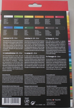 Preview: Amsterdam Set  Landscape 12 x 20 ml Farben (g.P. 1L=78,75€)