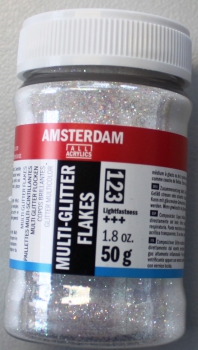 Amsterdam Multi Glitter Flakes 50g  (g.P. 1L=378€)