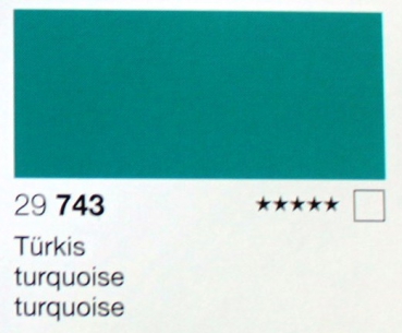 Rohrers Zeichentusche 743 turquoise 50 ml (GP 1L= 99,80€)