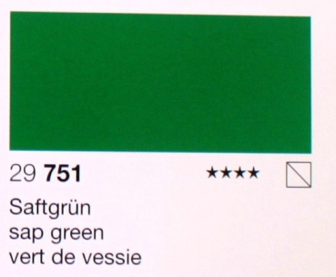 Rohrers Zeichentusche 751 sapgreen 50 ml (GP 1L= 99,80€)