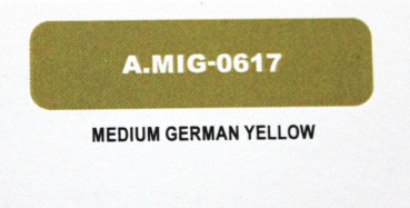 A.Mig 617 mittel deutsches gelb 40 ml (g.P. 1L= 81,25€)