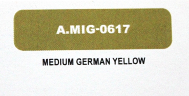 A.Mig 617 mittel deutsches gelb 40 ml (g.P. 1L= 81,25€)