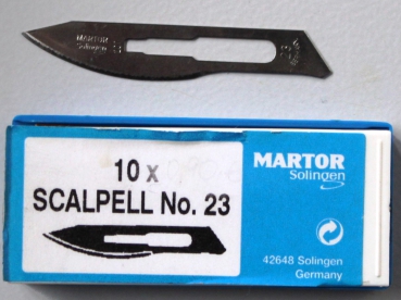 Martor Scalpel blade No. 23  10 piece