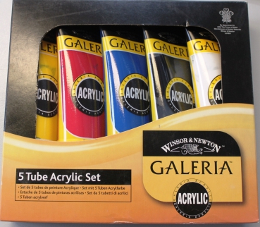 5 Tube Acrylic Set