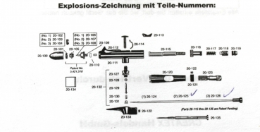 Explosions-Zeichnung