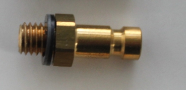Stecktülle S.20 Außengewinde M5 messing