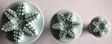 Cookie cutter snowflake 3pcs.
