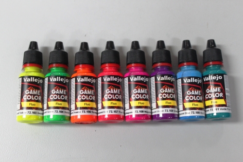 Valljeo Game Color fluoresent colors  je 18 ml (GP1ltr=172,22€)