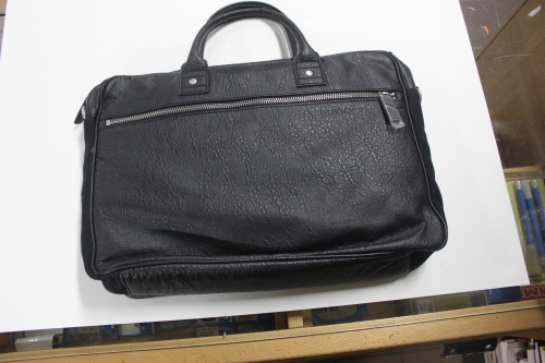Esprit Businesstasche Leder / Stoff 42x31 cm schwarz