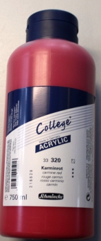 College Acryl 320 karminrot 750 ml (g.P. 1L=18,65€)