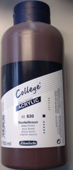 College Acryl 630 dunkelbraun 750 ml (g.P. 1L=18,65€)