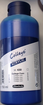 College Acryl 410 ultramarine blue 750 ml (g.P. 1L=18,65€)