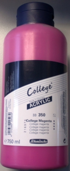 College Acryl 350 college magenta 750 ml (g.P. 1L=18,65€)