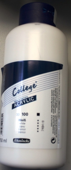 College Acryl 100 weiß 750 ml (g.P. 1L=18,65€)