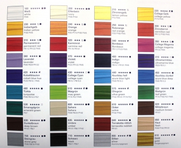 College Acryl 230 indian yellow 200 ml (100ml=3,50€)
