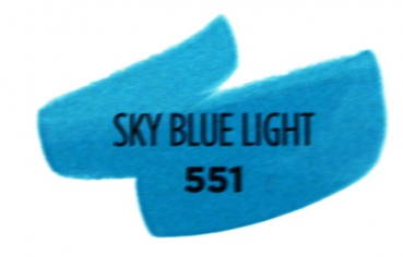 Ecoline brush pen sky blue light