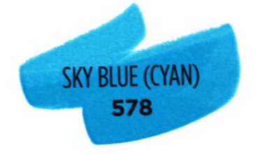 Ecoline brush pen sky blue (cyan)