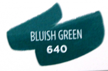 Ecoline brush pen bluish green
