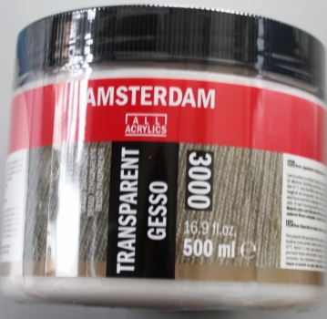 Amsterdam Transparent Gesso 3000 500ml (g.P. 1L= 24,20€)