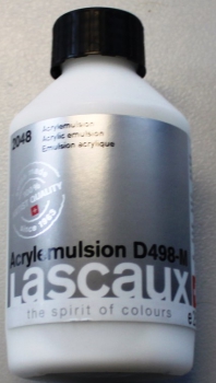 Lascaux Acrylemulsion D498-M 250ml (g.P. 1L=66€)