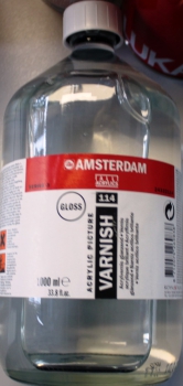 Talens Acrylic und Oil- varnish glossy 1 ltr. (g.P. 1L=32,30€)