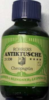 Antiktusche cheopsgrün 100ml (1ltr=67,50€)