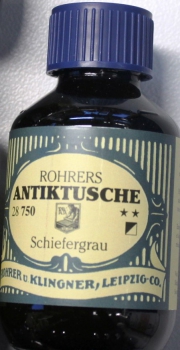 Antiktusche Schiefergrau 100ml (1ltr=67,50€)