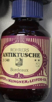 Antiktusche bordeaux 100ml (1ltr=67,50€)