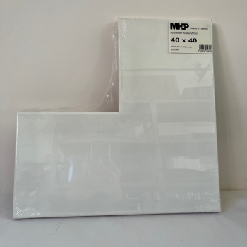 Covered angle wedge frame 40x40x2cm, fabric type H