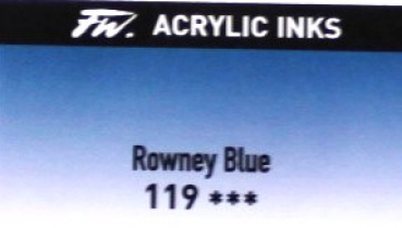 119 Rowney blue 29,5 ml (g.P. 1L= 233,90€)