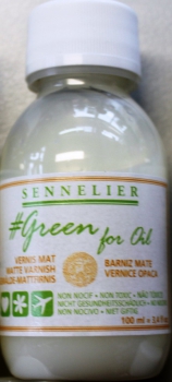Green for oil : Matt varnish 100ml (g.P. 1L=96€)