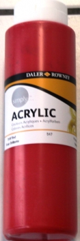 Simply Acrylic brite red 547 750ml (g.P. 1L=14,53€)