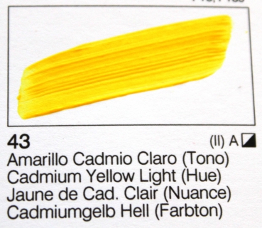 Vallejo Acrylic Studio 125 ml  (g.P. 1L= 42,64€)43 Amarillo Cadmio Claro