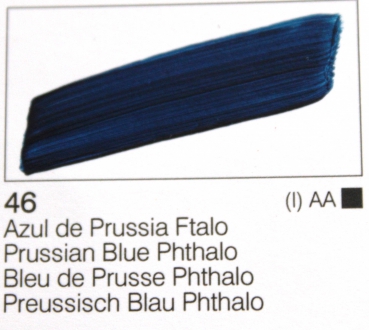 Vallejo Acrylic Studio 58 ml  (g.P. 1L= 49,49€) 46 Azul Prussia Ftalo