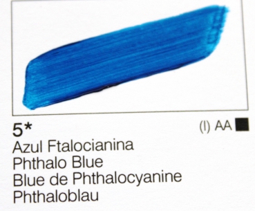 Vallejo Acrylic Studio 58 ml  (g.P. 1L= 49,49€) 5 Azul Ftalocianina