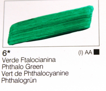 Vallejo Acrylic Studio 125 ml (g.P. 1L= 42,64€) 6 Verde Ftalocianina