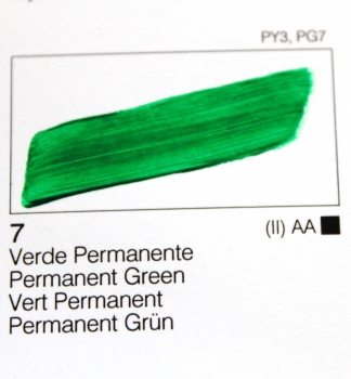 Vallejo Acrylic Studio 125 ml (g.P. 1L= 42,64€) 7 Verde Permanente