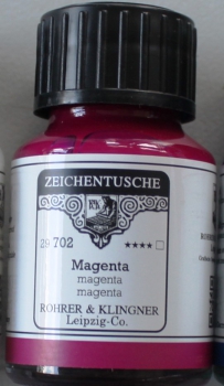 Rohrers Zeichentusche 702 magenta 50 ml (GP 1L= 99,80€)