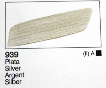 Vallejo Acrylic Studio 58 ml (g.P. 1L= 58,45€)939 SILVER