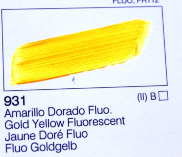 Vallejo Acrylic Studio 125 ml (g.P. 1L= 48,40€)  931 amarillo Dorade Fluorescente